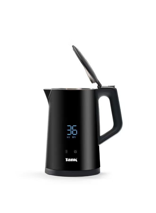 Tank Safe Touch Smart Kettle, 1.7L Capacity, 1850 Watts, Black, Y6261SE - Image 5